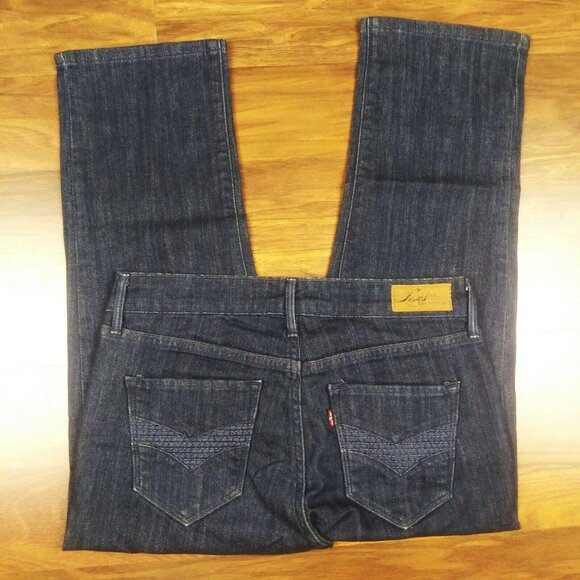 Levis Demi Curve Classic Boot Cut Womens Jeans Size 6/28 (28x22) EUC - Picture 5 of 9